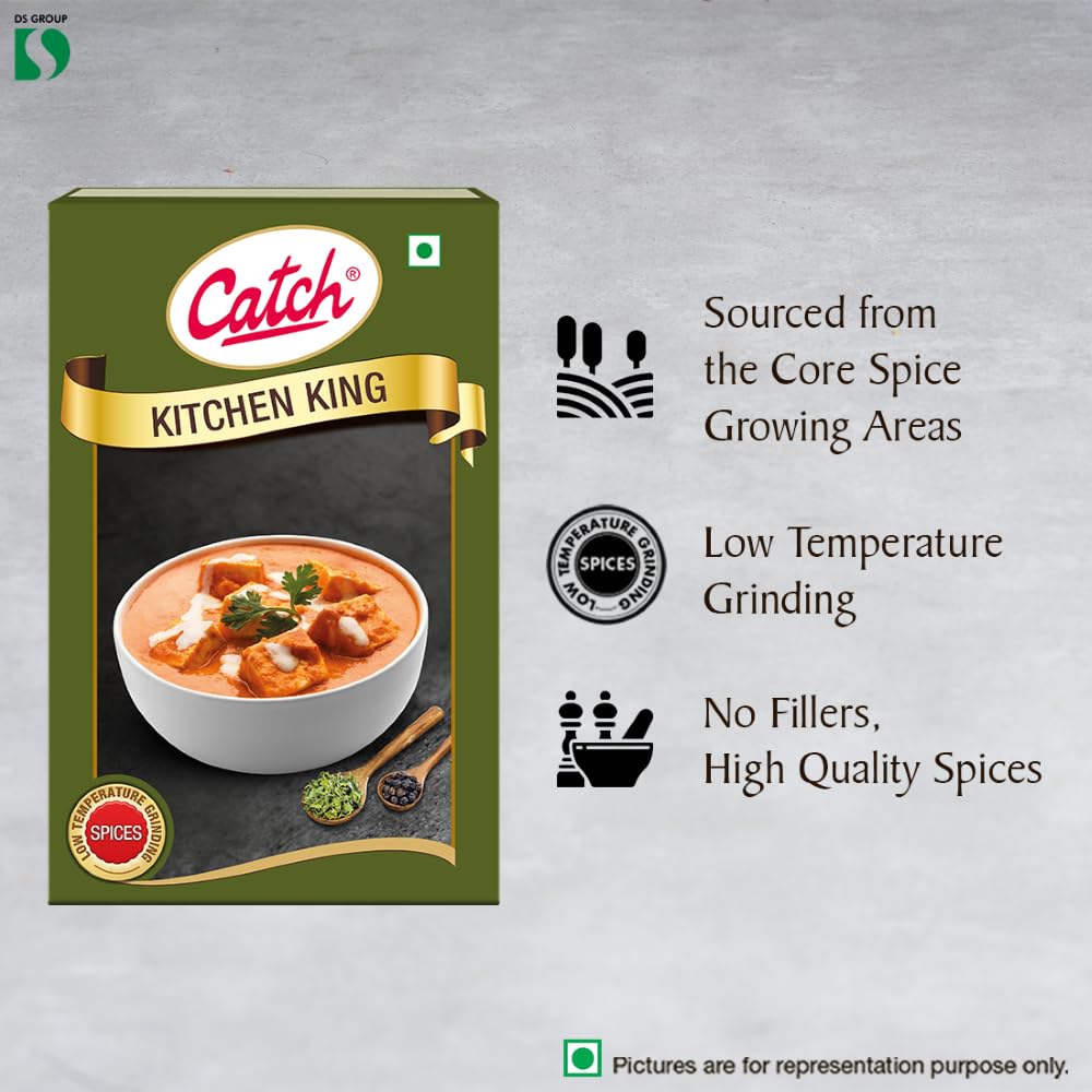 Catch Küchenkönig 100g Masala-Pulver-Packung – Premium Indische Gewürzmischung für Geschmackvolles Kochen und Vielseitige Rezepte