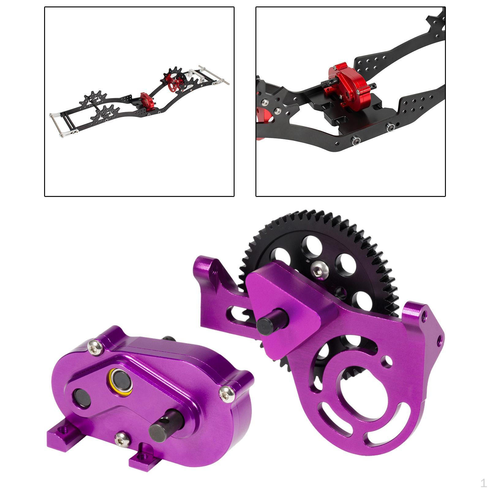 

1/10 RC Автомобіль Передній Металевий Редуктор Набір Запасних Частин для Модернізації фіолетовий