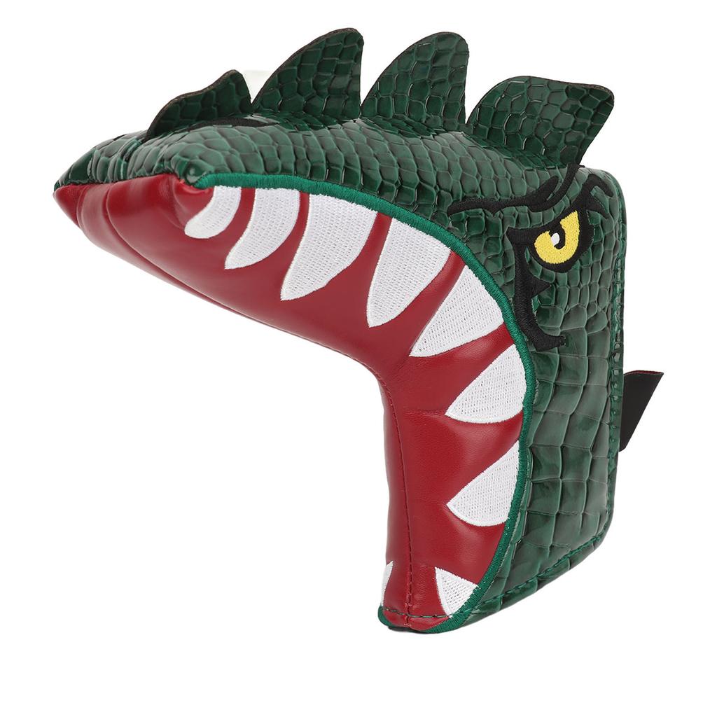 Dinosaur Shaped Golf Putter Head Cover Headcover Golf Blade Putter Cover PU Waterproof Fabric Soft Lining