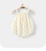 Youqi Newborn Summer Triangle Romper - Thin Style Baby Bodysuit with Straps, Class A, Size 6