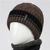 Autumn and winter hats men's knitted old hats grandpa wool to keep warm winter ear protectors thickened hats