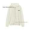 25th Anniversary Logo Embroidered Wool Knit Zip-Up Hoodie Sweater