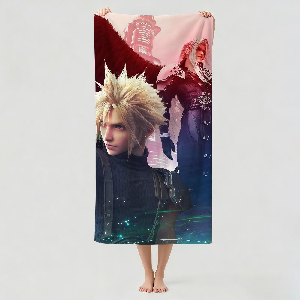 Adventure game F-Final F-Fantasy Towel Drying Bath Towel Applicable To Light Swimming Camping Yoga Beach Out