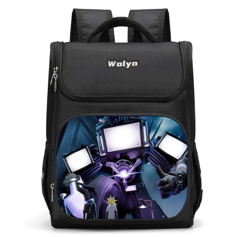 Spacious Oxford Cloth School Backpack 2024 Trendy Design For Kids And Preschoolers