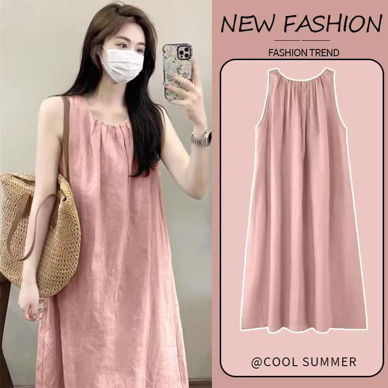 Süßes Mädchenhaftes Prinzessinnen-Nachthemd mit Brustpolstern - Lockerer Umstandssommerpyjama