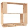 VidaXL Bibliothèque-Séparateur de pièce 80x25x70 cm Bois de pin solide 814049