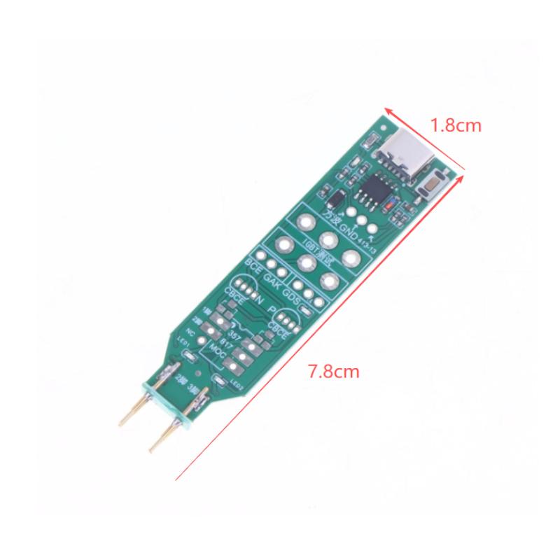 4Pin Optocoupler Tester Tool Test Board Igbt Mos Transistor Test Module Electronic Repair Parts Type-C Interface