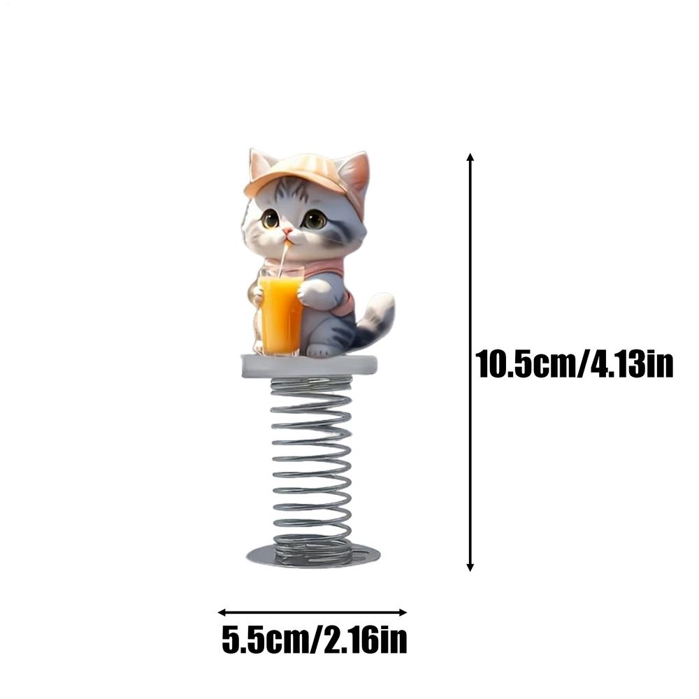 Car Dashboard Figures Auto Interior Figure Decoration 2D Acrylic Auto Interior Decor Cat Shape for Truck RV Desk Nightstand