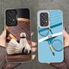 Badminton Sport Stoßfeste Handyhülle für Samsung A17 A16 A15 A14 A37 A57 A36 A56 A26 A35 A55 A25 A34 A54 A24 A13 A23 A33 A53 A0