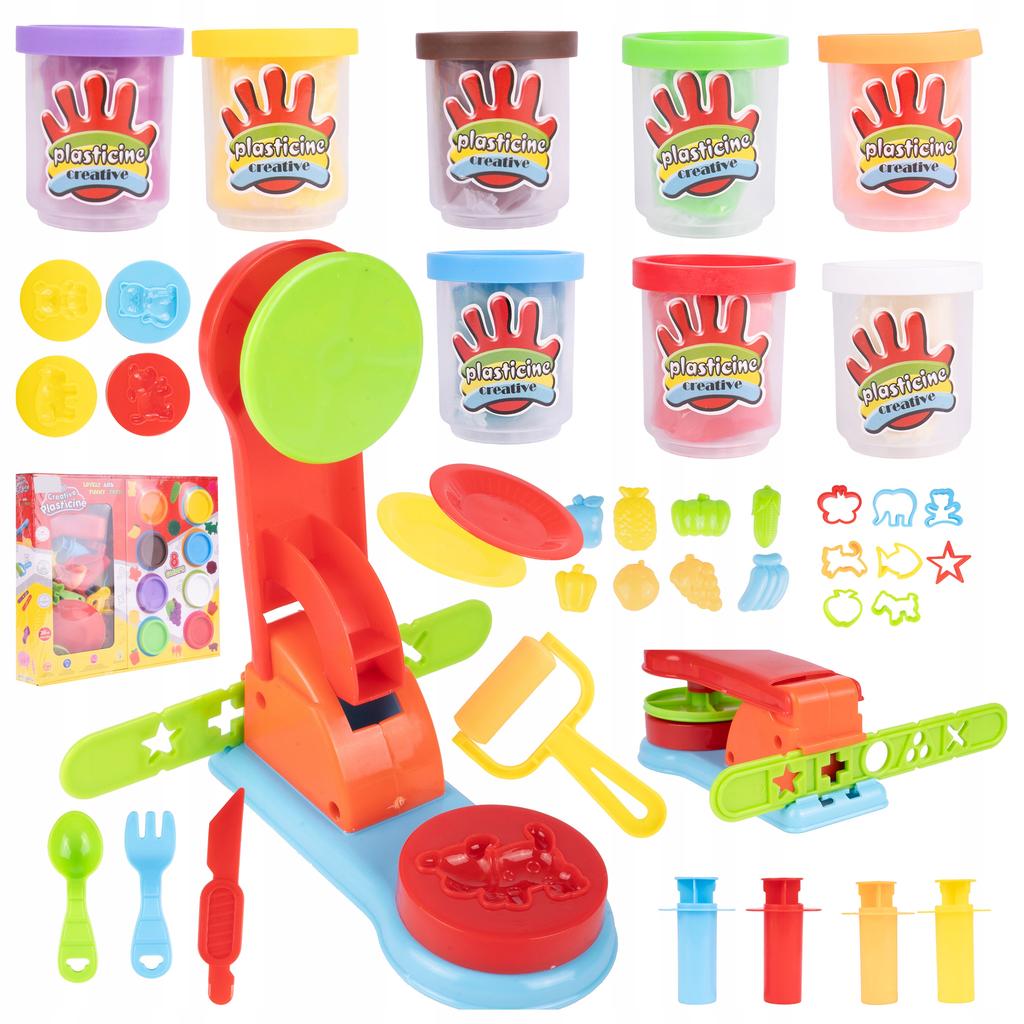 [PACZA] Play-Doh 8 Cups Press Molds + Accessories Z3173
