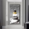 Chinese Black White Fengshui Zen Posters Prints Golden Stones Canvas Painting Landscape Wall Pictures for Living Room Decoration
