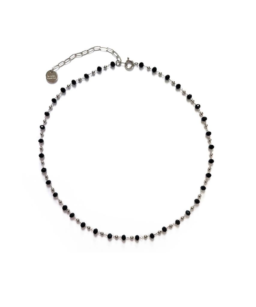 Love Me Monster [Surgical] Ball & Black Crystal Choker