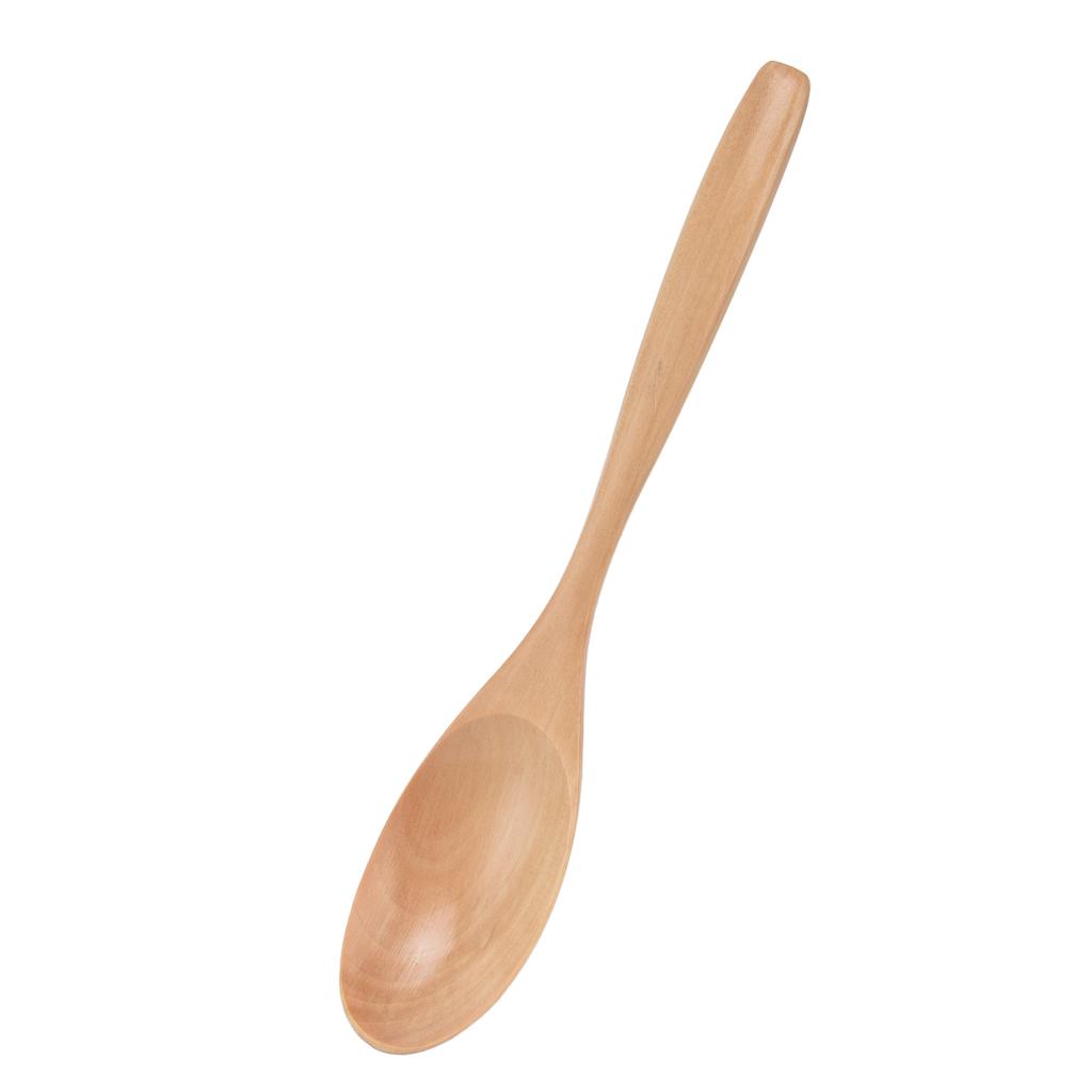 Mini Small Wooden Spoon Excellent Heat Resistance Kitchen Cooking Utensil Tool for Household19cm