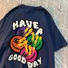 Have A Good Day Money Enthusiasts T Shirt Men High Quality Breathable T Shirt Hip Hop Harajuku Soft Clothes Crewneck Loose Tops