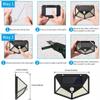100 Led Solar Lights Outdoor Smart Motion Sensor Weatherproof Solar Powered IP65 Waterproof with Wide Angle Wall Light Garden