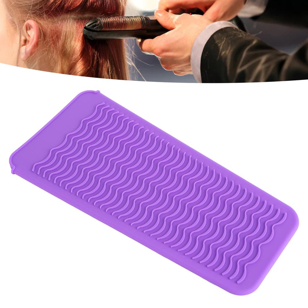 Heat Resistant Silicone Pouch Hair Styling Shaving Tool Anti Slip   Storage Bag Curling Iron Holder