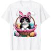 Easter Cat Bunny Ears Kitten Graphic TShirt Funny Kitty Lover Gift Cotton Crewneck Tee