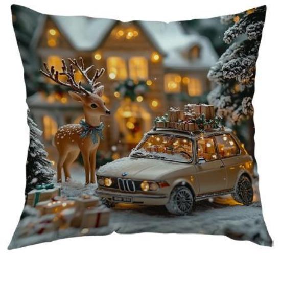 

Pillow Cover Does Not Contain Core Christmas Pillow Living Room Sofa Cushion Bedside Cushion Pillow 45*45cm