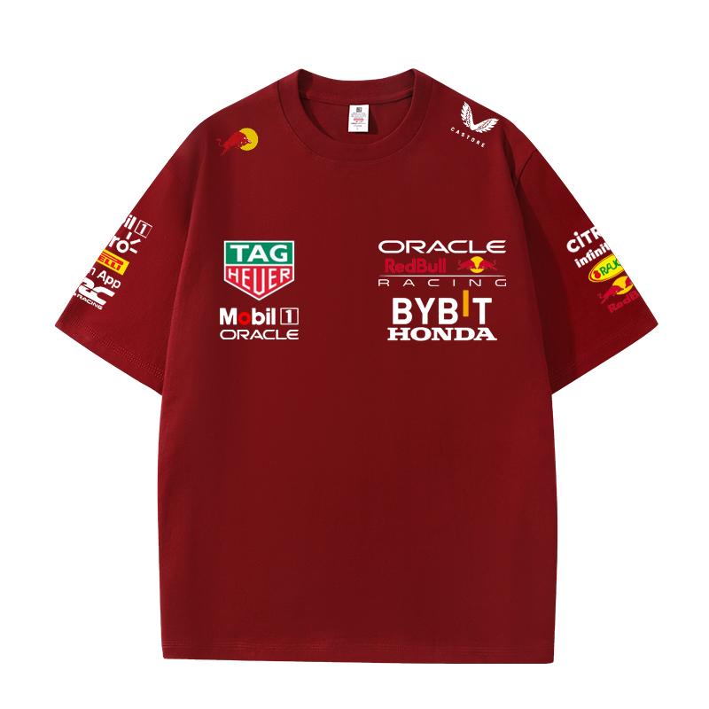 Καλοκαίρι 2026 Φόρμα Αγώνων F1 Red Bull Vestapan Ομάδα Στολή T-shirt Κοντομάνικο T-shirt Στρογγυλή Λαιμόκοψη