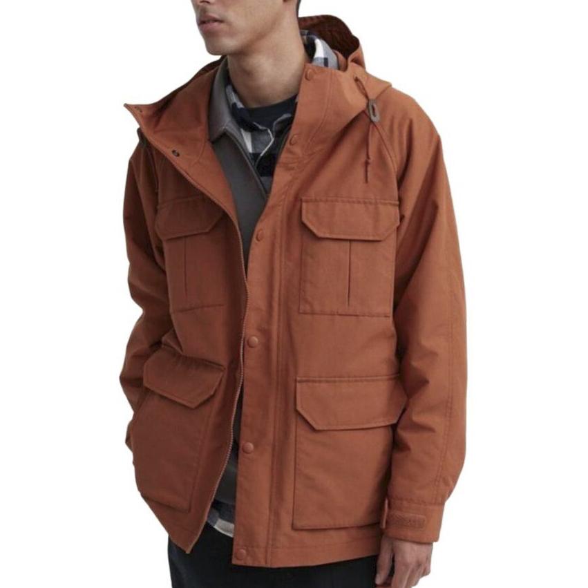 Uniqlo Jaqueta com Capuz Cor Sólida Casual Masculina jaquetas 459590-25