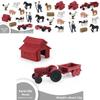 Farm Life Animal Figurine Set Pvc Farmyard Scene Model For Childrens Play And Collection