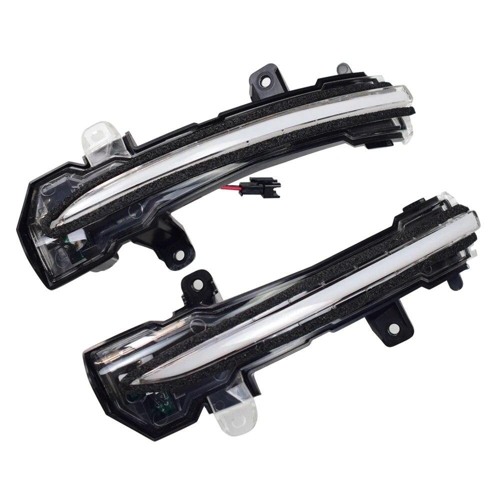 

2 шт. динамический мигалка, последовательный индикатор, светодиодный указатель поворота для Nissan Kicks P15 Note E12 Bluebird Lannia Sylphy 2017 2018 Dynamic Srystal