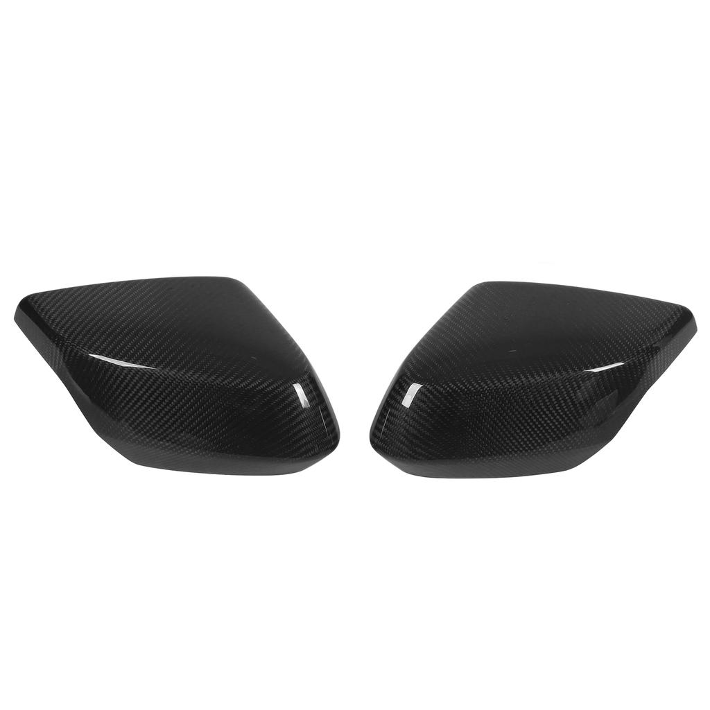Paar Carbonfaser Seitenspiegelkappe Rückspiegel Dekorleiste Ersatz für Corvette C8 Z51 2020 Up