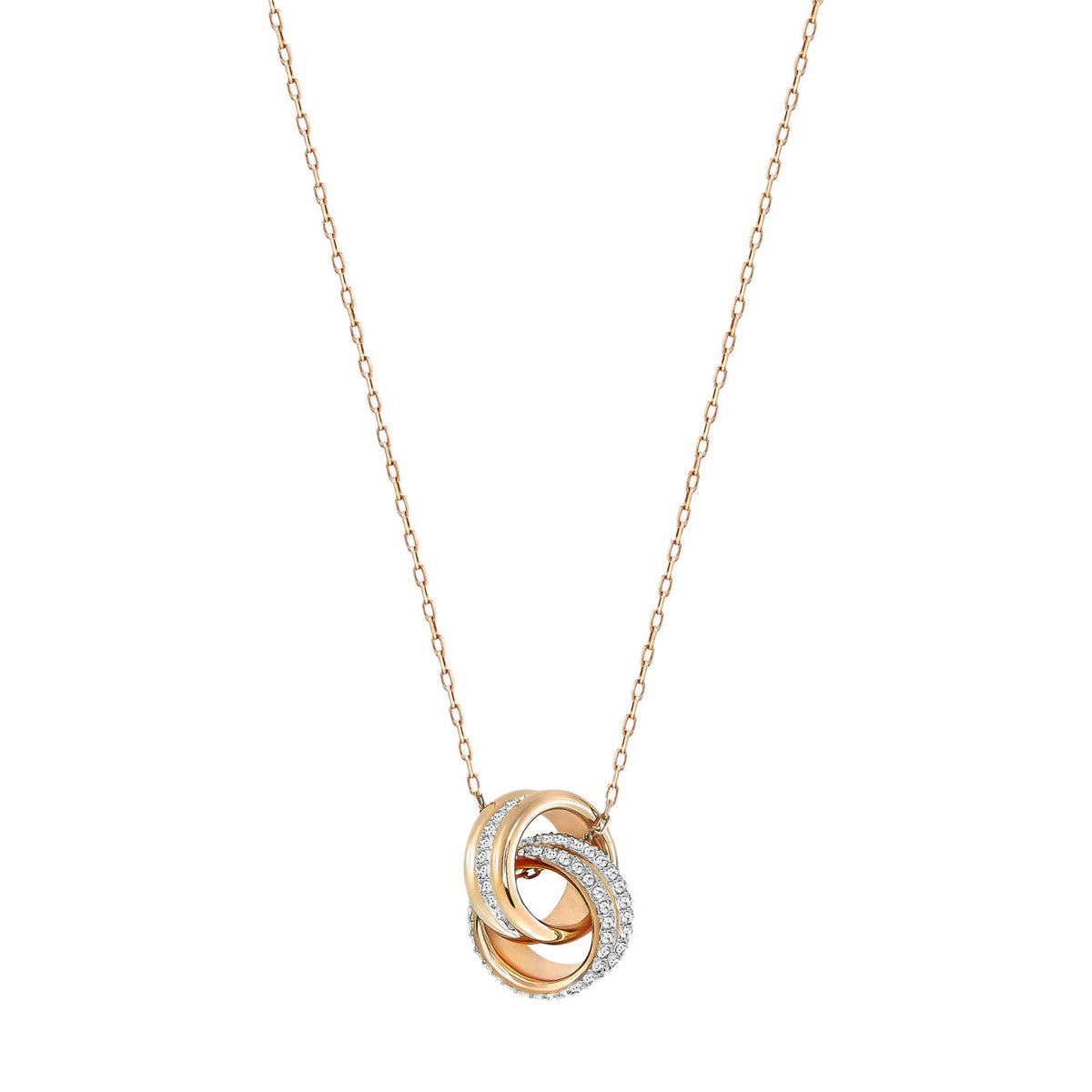 Swarovski Rose Gold Further Necklace Pendant