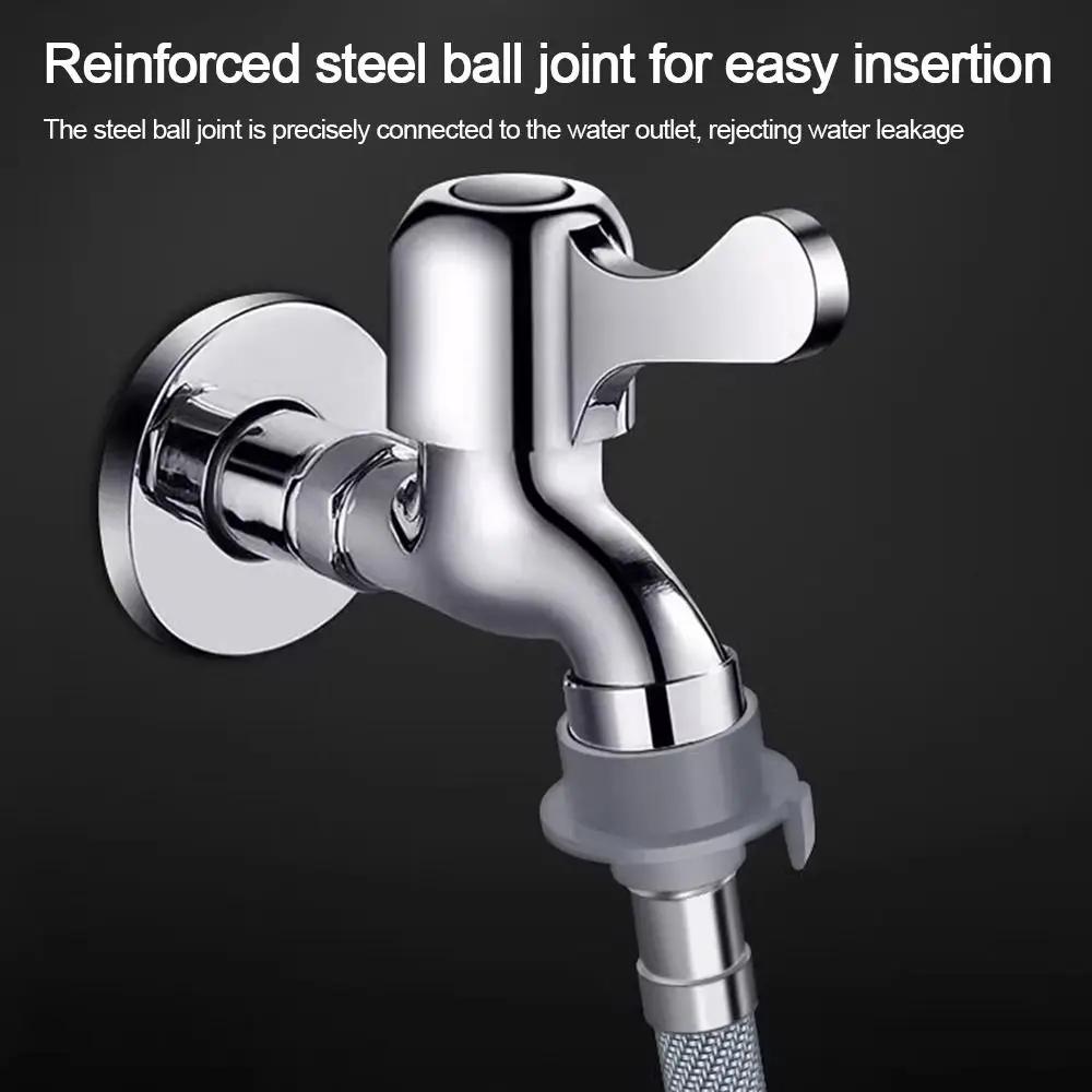 Washing Machine Inlet Hose Flexible Dishwasher Hose Extension Washer Corrugated Inlet Pipe Seal Washing Machine Hose