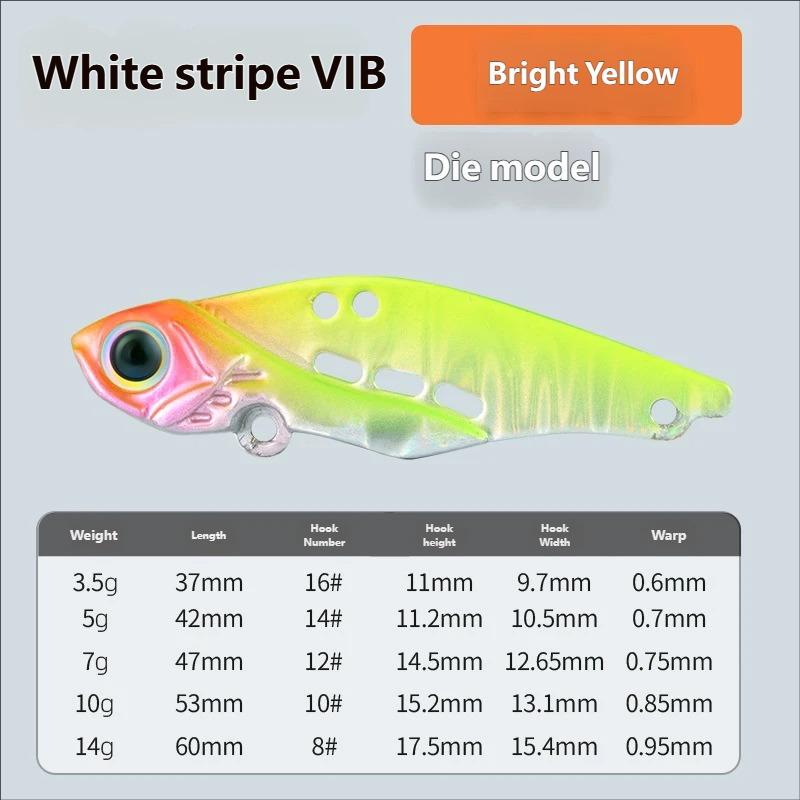 3.5g Micro Metal Vibration Panfish Trout Bass Fishing Lure