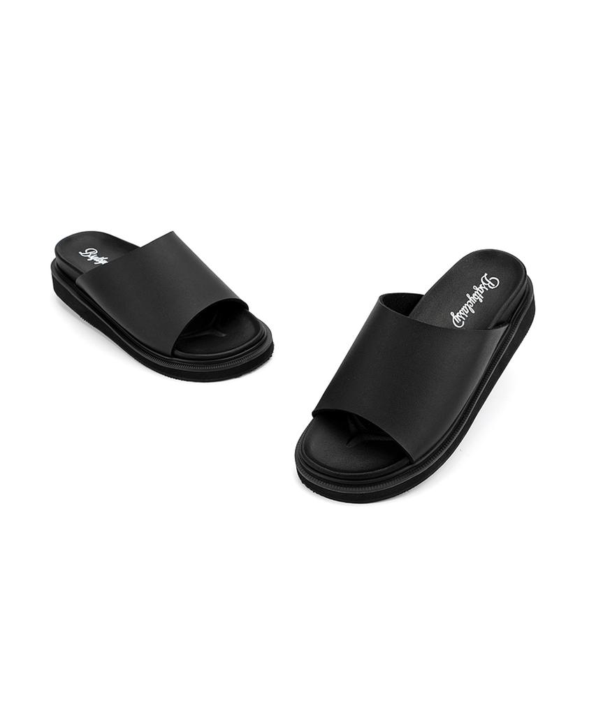 Bsqt By Classy S3089 Valencia Arch Slippers Vantablack