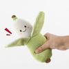 Squeaky Plush Dog Toy Onion Banana Shaped Chew Toys for Puppies Small Dogs Sound Making Dog Toys for Teeth Cleaning Interactive Play
