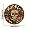 Functional Sugar Beer Sign Vintage Aluminum Bottle Opener Wall Decor