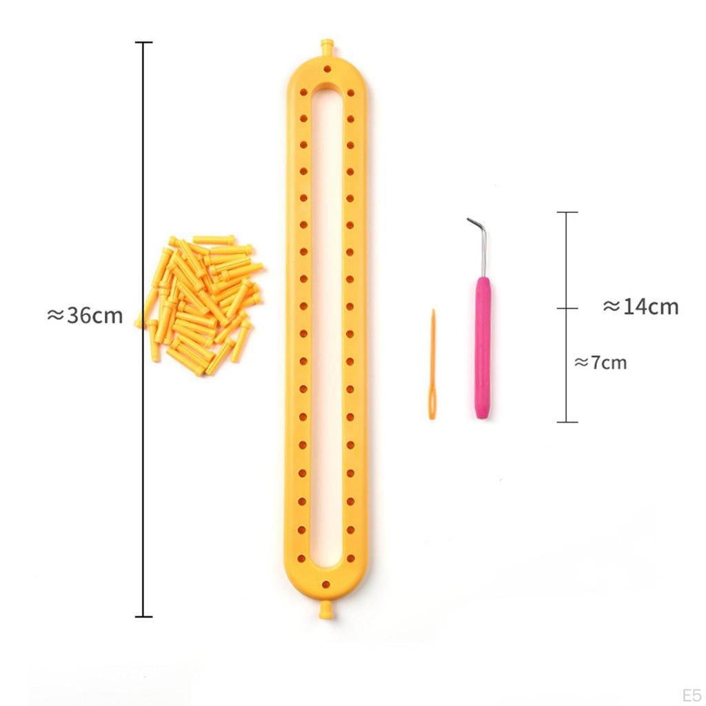 Adjustable Knitting Loom Kit for DIY Projects