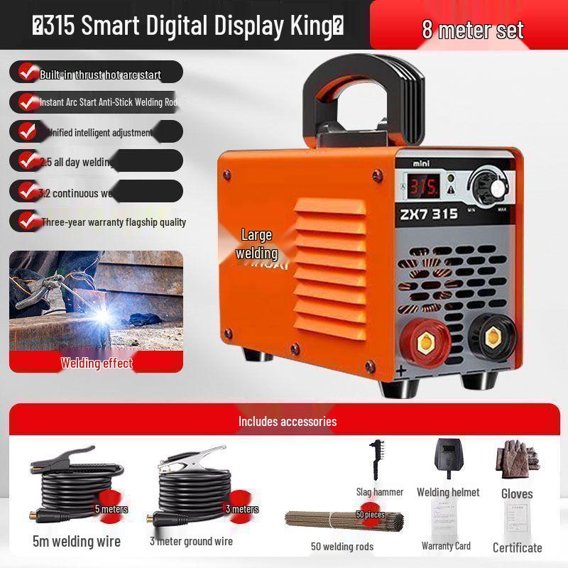 New 315 Model Portable Welding Machine: 220V Micro DC, Industrial & Household Dual-Use, Ultra-Small for Construction.