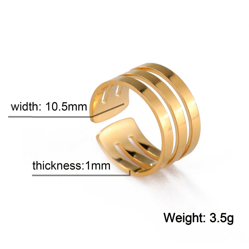 My Shape Geometric Black Rings for Men Women Stainless Steel Wide Cuff Ring Couple Dating  Jewelry anillos mujer bague