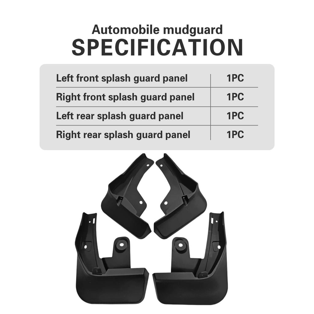 Toyota Raize Rocky 2020-2021 Mud Flaps: Auto Accessory for Modification
