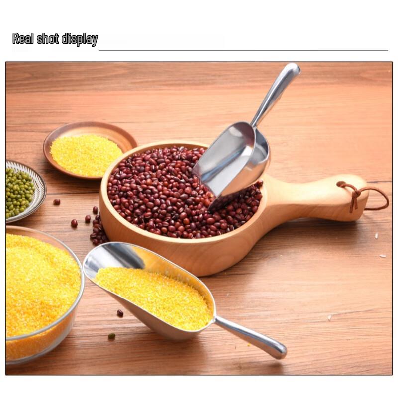 Stainless Steel Integrated Food Scoop