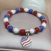 Acrylic Bead Bracelet with Heart Design—A Simple, Minimalist Bracelet Perfect for Christmas, New Year's, or as a General Gift