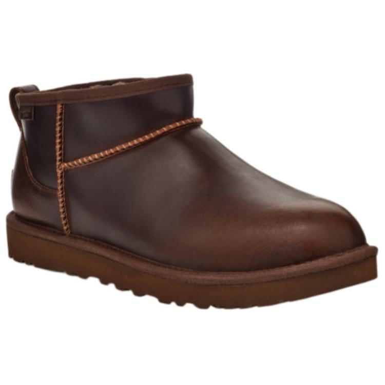 UGG Pantofi clasici Ultra Mini LTHR Regen Boot Ironwood pentru bărbați 1158191-IWD