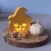 Pumpkin Silicone Mould White Emoticon Pumpkin Mold Halloween Light Mold Compact Plaster Drip Mold For Halloween Party Birthday