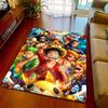 One Piece Soft Carpet Rug Anime Floor Mat Anti Slip Design for Bedroom Living Room Decorative Area -QJY
