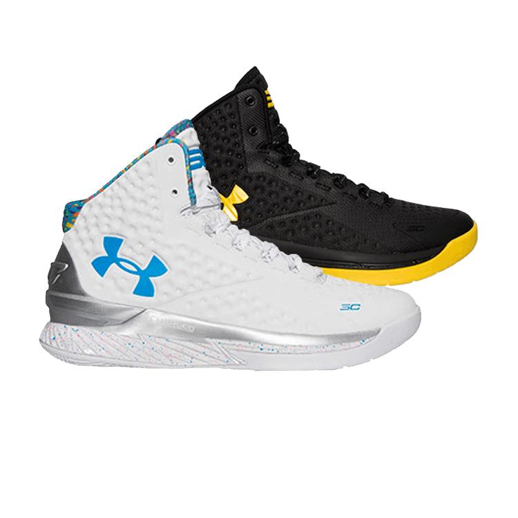 

Under Armour Curry 1 Championship Pack Men Sneakers Multi-Color Multi 1287487-100