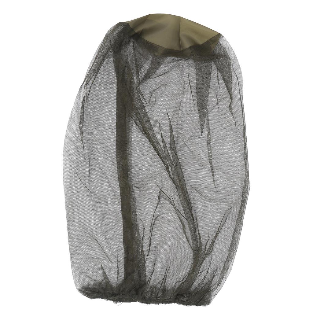 Red de pesca nocturna antimosquitos de nailon, protector solar, malla transpirable(Verde militar )