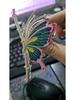 9-Color Painted Butterfly Hairpin - Ancient Style Shark Clip Ornament