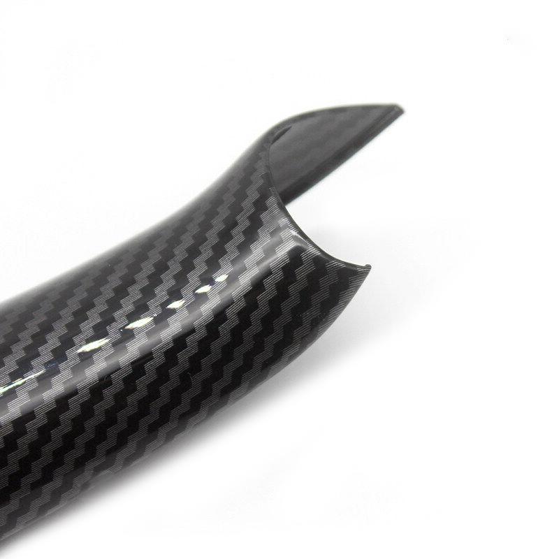 Carbon Fiber Style Interior Door Handle Pull Cover Trim Fit for BMW X5 X6 E70 E71 2007 2008 2009 2010 2011 2012 2013