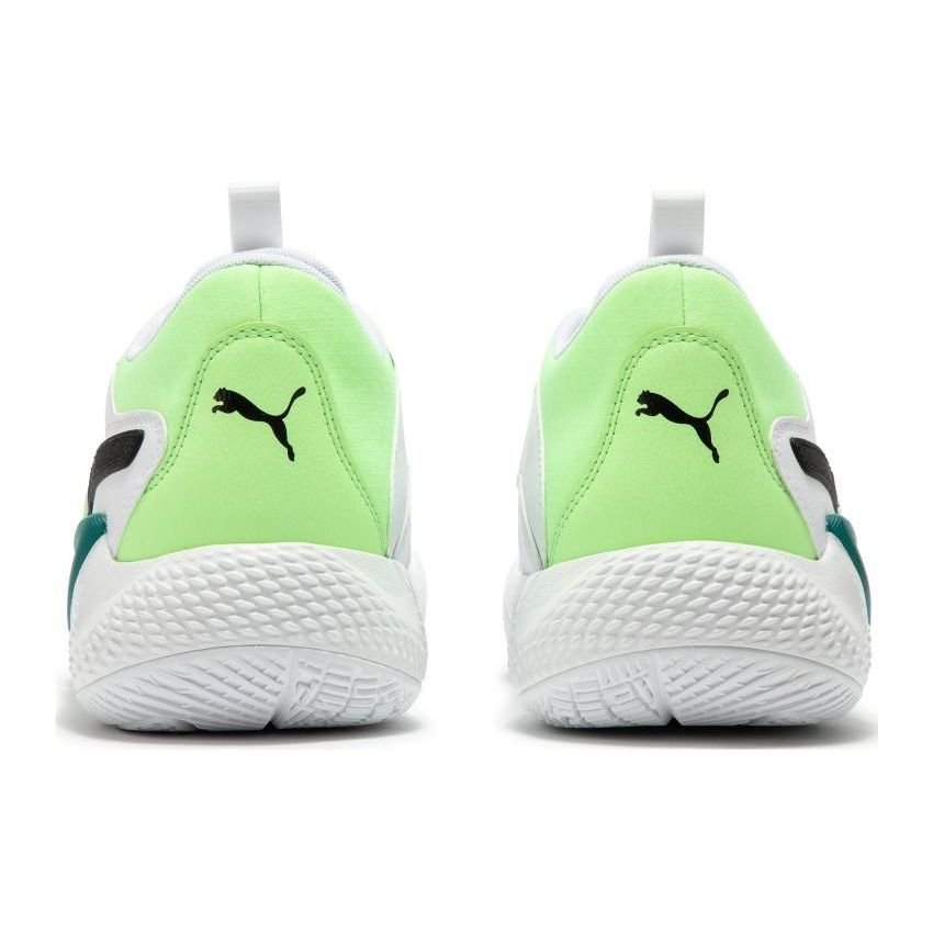 Puma Court Rider Chaos Jewel - White Fizzy Lime Men Sneakers 378051-01