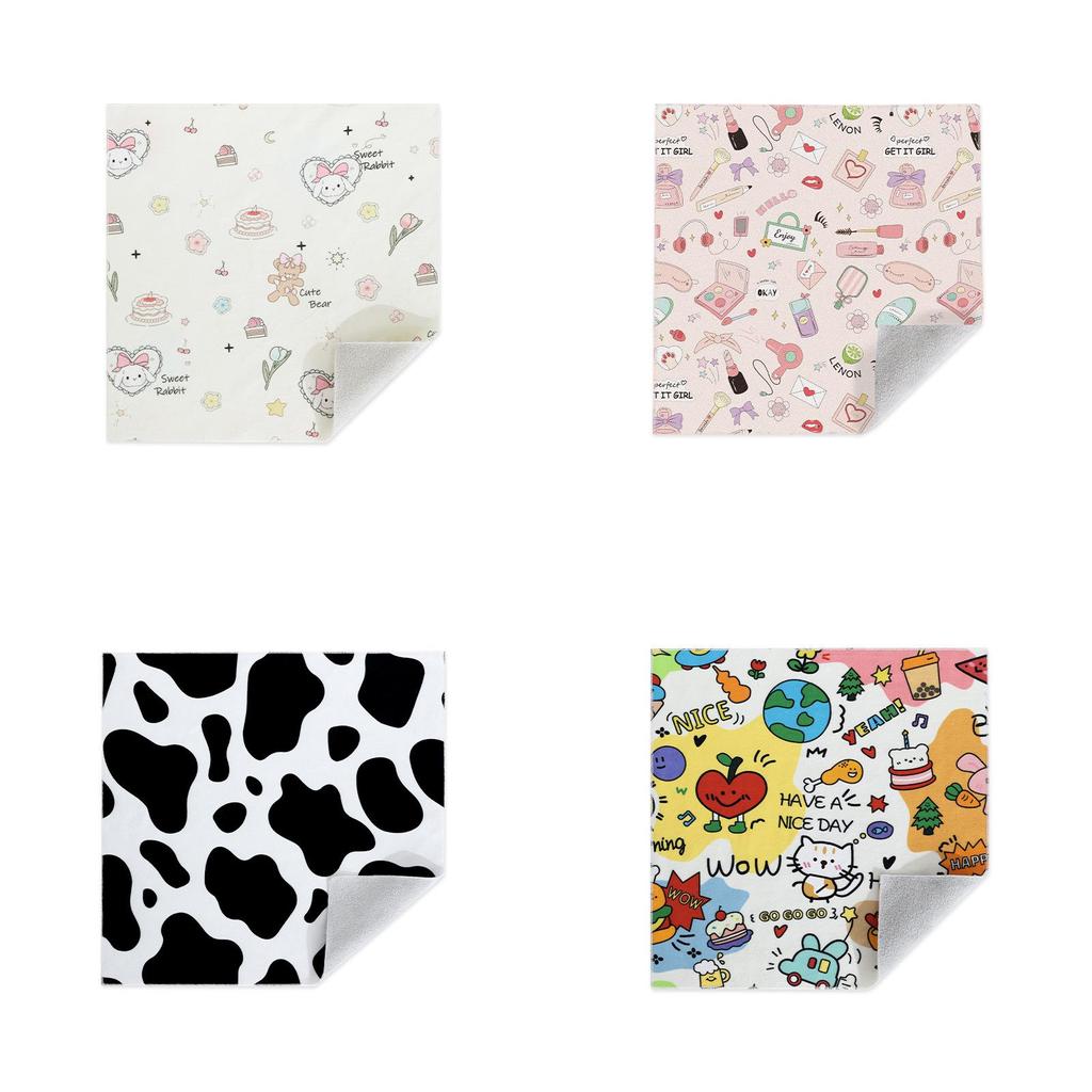 Cartoon Style Selfadhesive Cosmetic Organizer With Sticky Cloth Material For Travel