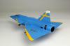 Platz/Italeri 1/48 Scale Swedish JA37 Jaktviggen Blue Peter, Swedish Air Force 75th Anniversary Paint, Plastic Model Kit TPA-59 with Metal Pitot Tube
