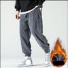 Pantaloni Jogger largi din catifea pentru bărbați, Pantaloni de trening Tech Fleece pentru bărbați, Pantaloni Harem casual de toamnă-iarnă, Pantaloni sport termici pentru bărbați